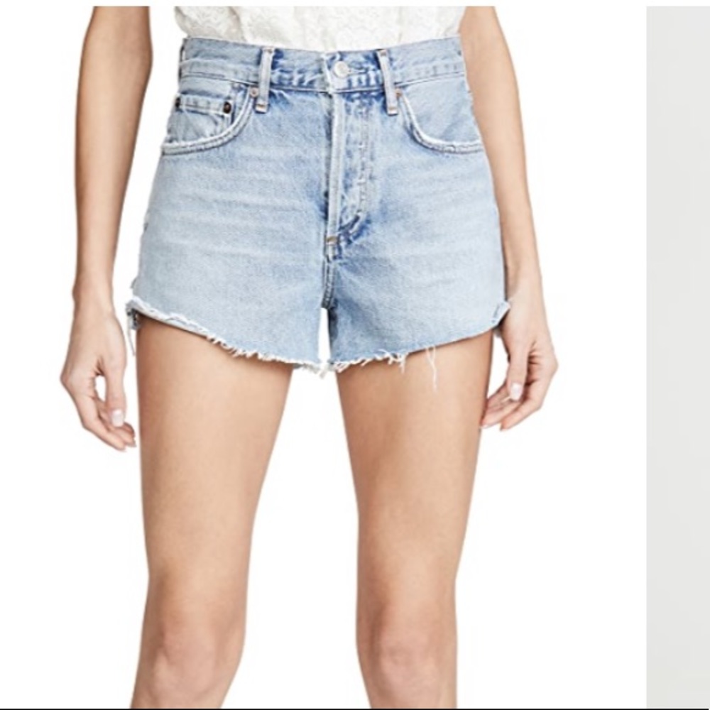 Agolde Parker Vintage Cut Off Short in Riptide